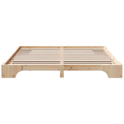 Sengestel Massiv Fyrretræ 207 187 17 Cm Massivt Fyrretræ - Billede 6