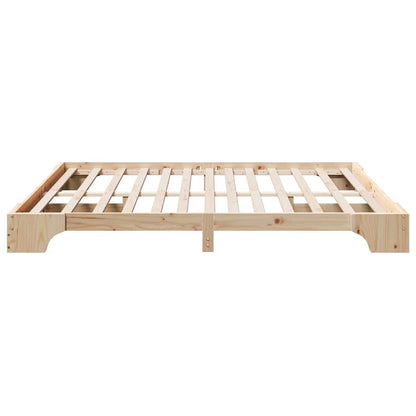 Sengestel Massiv Fyrretræ 207 187 17 Cm Massivt Fyrretræ - Billede 7