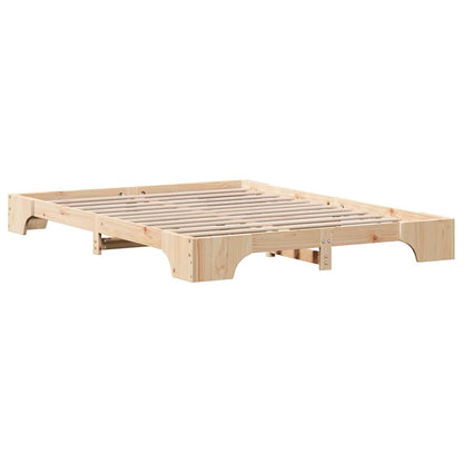 Sengestel Massiv Fyrretræ 207 167 17 Cm Massivt Fyrretræ - Billede 8