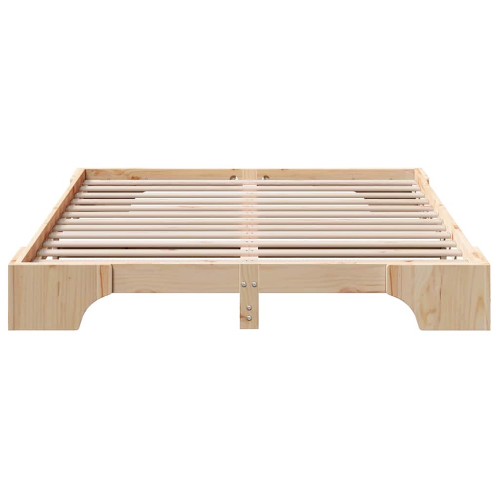 Sengestel Massiv Fyrretræ 207 167 17 Cm Massivt Fyrretræ - Billede 6