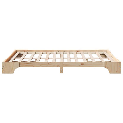 Sengestel Massiv Fyrretræ 207 167 17 Cm Massivt Fyrretræ - Billede 7