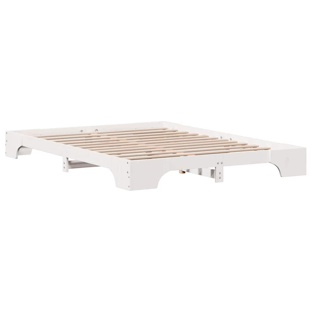 Sengestel Hvid 207 167 17 Cm Massivt Fyrretræ - Billede 2