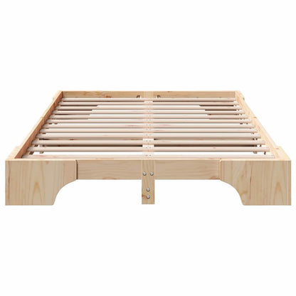 Sengestel Massiv Fyrretræ 197 147 17 Cm Massivt Fyrretræ - Billede 6
