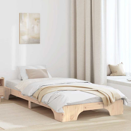 Sengestel Massiv Fyrretræ 207 97 17 Cm Massivt Fyrretræ - Hovedbillede