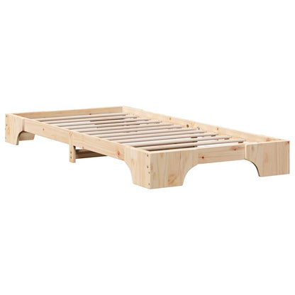 Sengestel Massiv Fyrretræ 207 87 17 Cm Massivt Fyrretræ - Billede 2