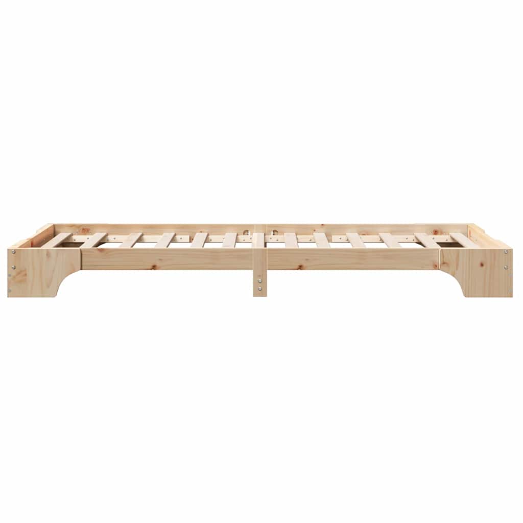 Sengestel Massiv Fyrretræ 207 87 17 Cm Massivt Fyrretræ - Billede 7