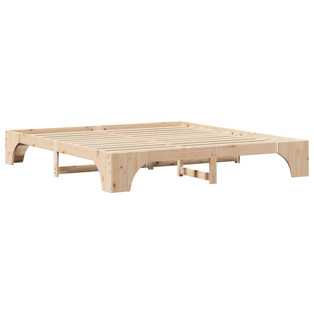 Sengestel Massiv Fyrretræ 207 187 30 Cm Massivt Fyrretræ - Billede 8