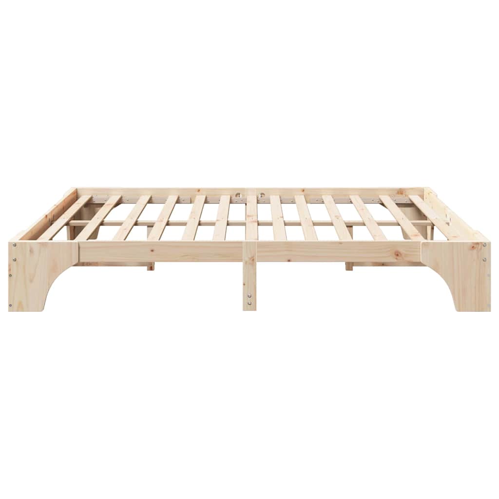 Sengestel Massiv Fyrretræ 207 187 30 Cm Massivt Fyrretræ - Billede 7