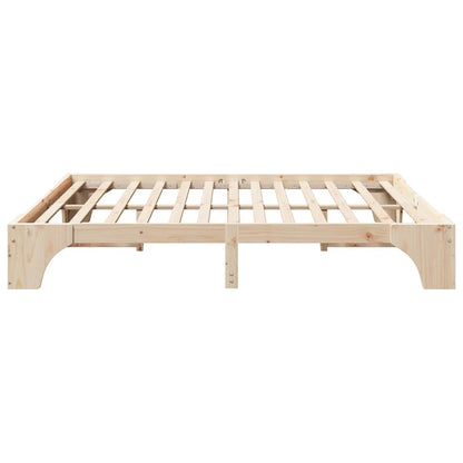 Sengestel Massiv Fyrretræ 207 187 30 Cm Massivt Fyrretræ - Billede 7