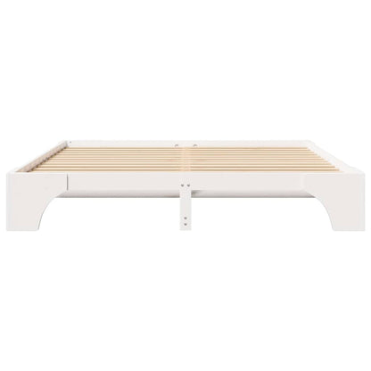 Sengestel Hvid 207 187 30 Cm Massivt Fyrretræ - Billede 6