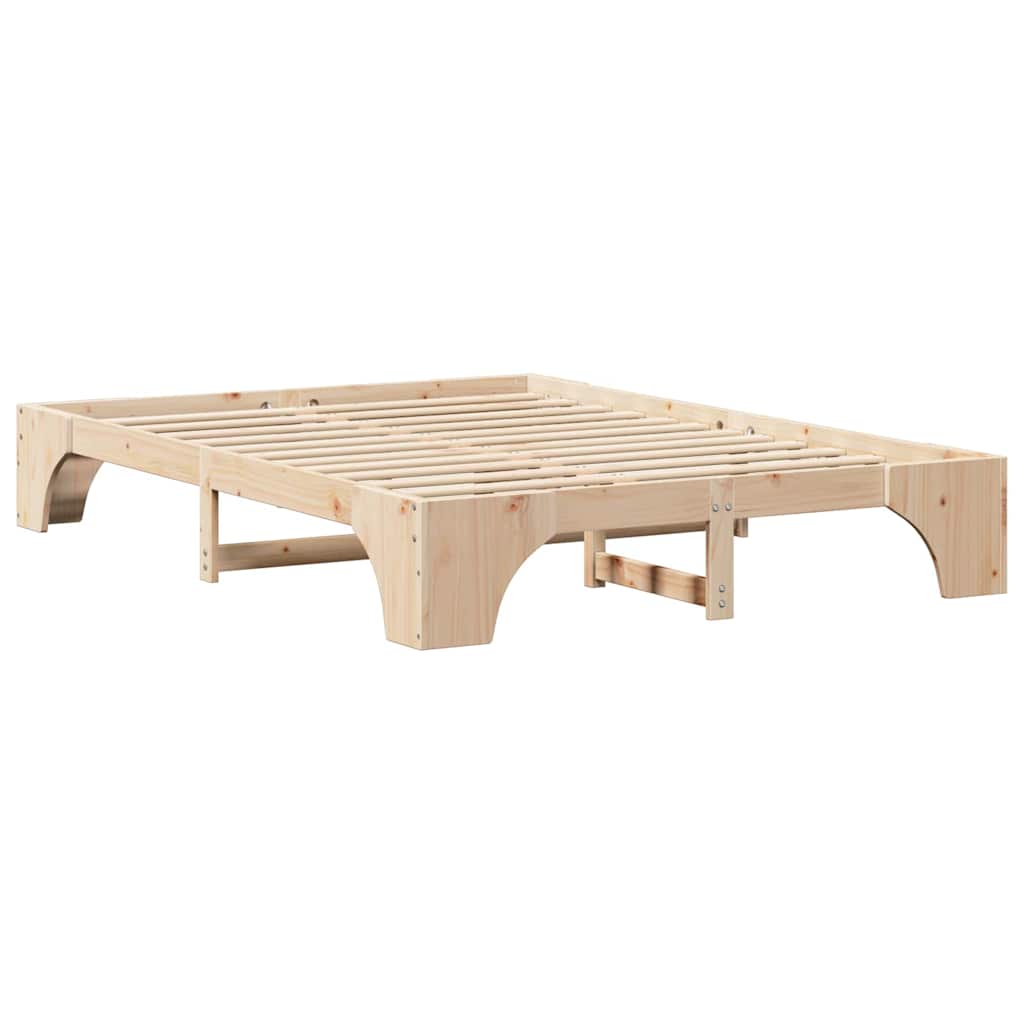 Sengestel Massiv Fyrretræ 207 157 30 Cm Massivt Fyrretræ - Billede 2