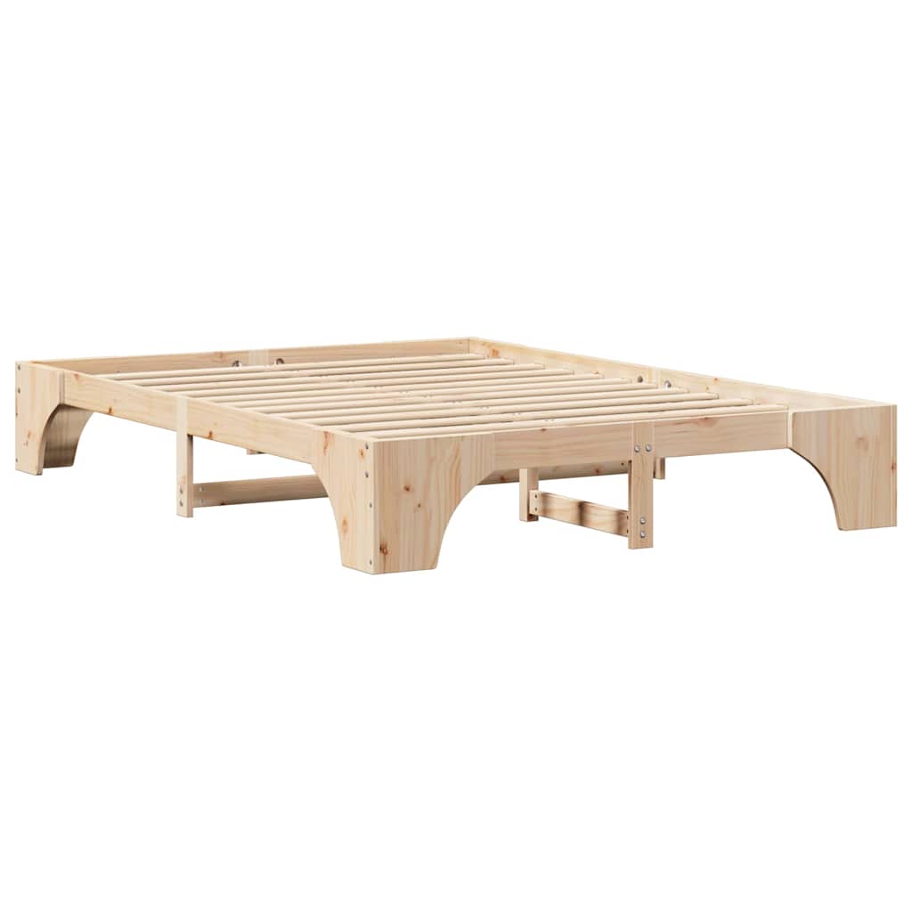 Sengestel Massiv Fyrretræ 207 157 30 Cm Massivt Fyrretræ - Billede 8