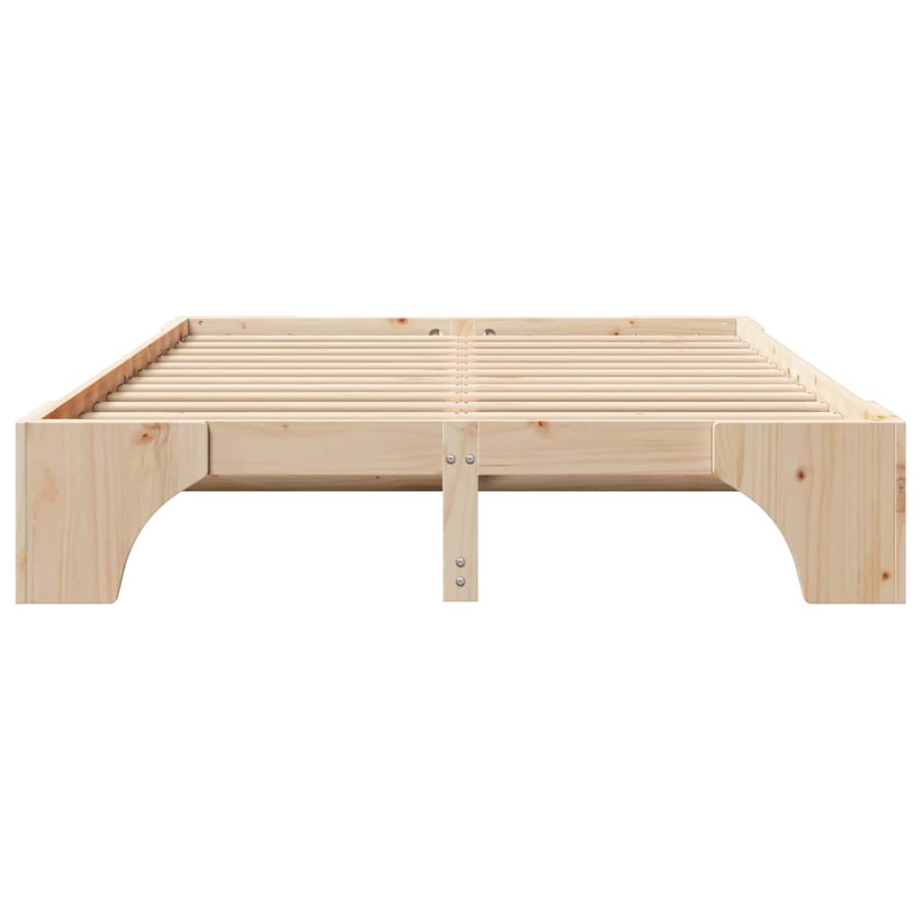 Sengestel Massiv Fyrretræ 207 157 30 Cm Massivt Fyrretræ - Billede 6
