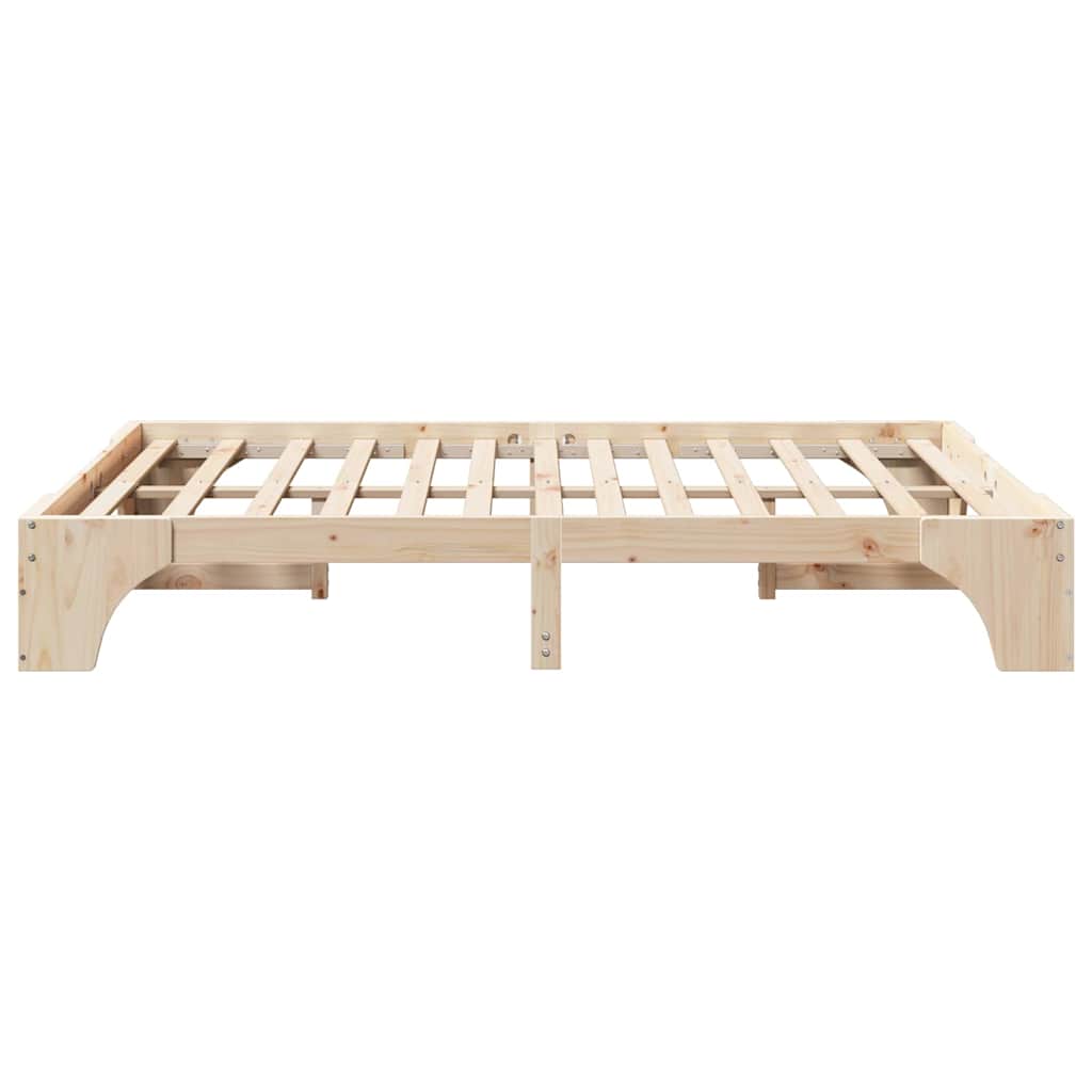 Sengestel Massiv Fyrretræ 207 157 30 Cm Massivt Fyrretræ - Billede 7