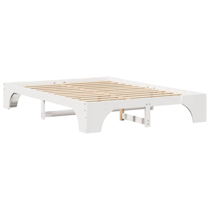 Sengestel Hvid 207 157 30 Cm Massivt Fyrretræ - Billede 2