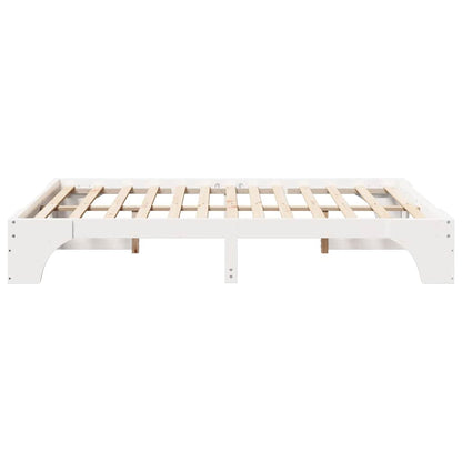 Sengestel Hvid 207 147 30 Cm Massivt Fyrretræ - Billede 7
