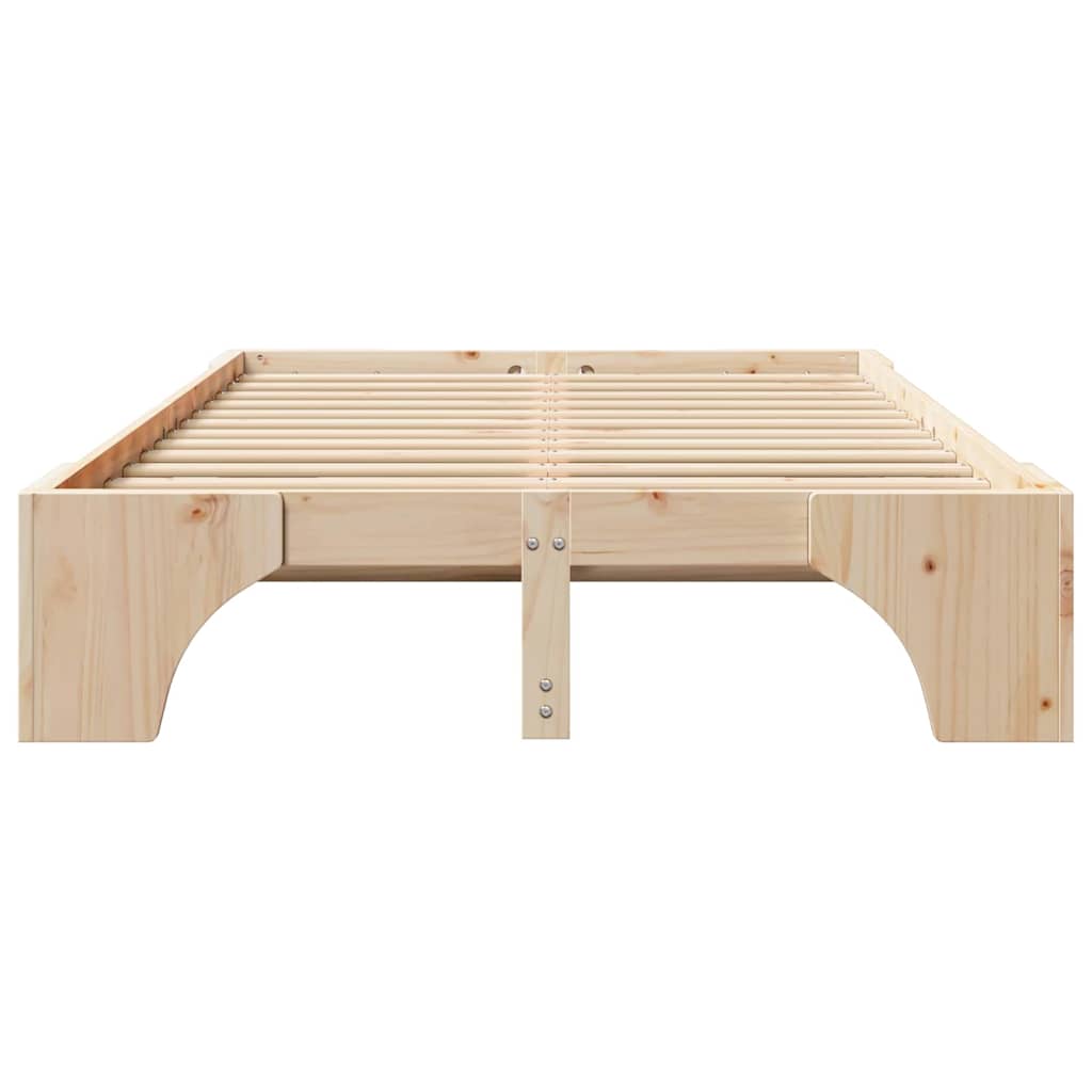 Sengestel Massiv Fyrretræ 197 147 30 Cm Massivt Fyrretræ - Billede 6