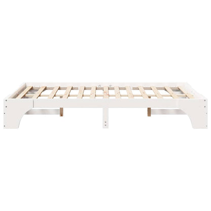 Sengestel Hvid 197 147 30 Cm Massivt Fyrretræ - Billede 7