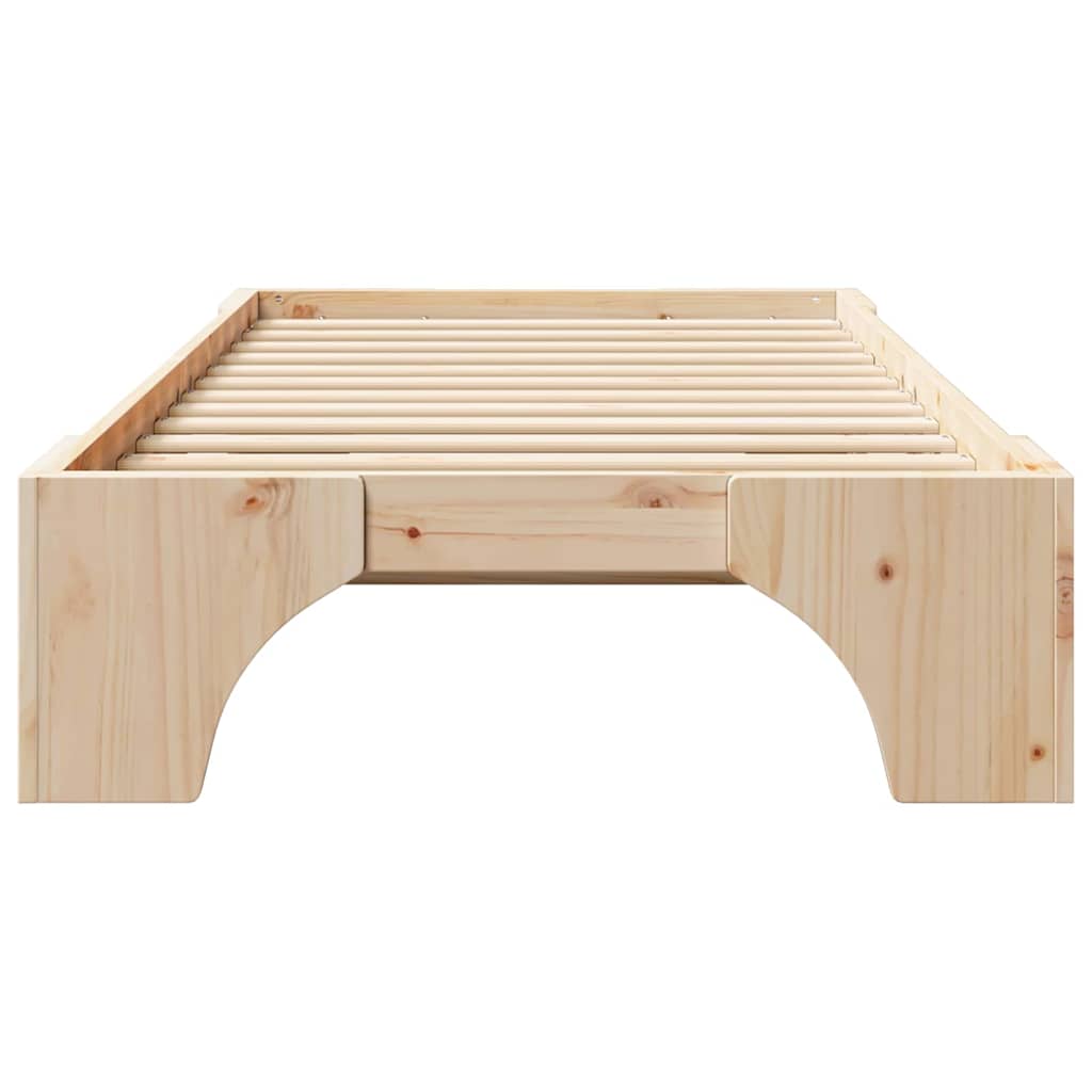 Sengestel Massiv Fyrretræ 207 97 30 Cm Massivt Fyrretræ - Billede 6