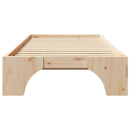 Sengestel Massiv Fyrretræ 207 97 30 Cm Massivt Fyrretræ - Billede 6