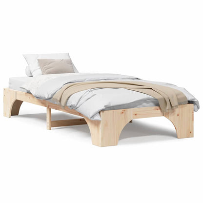 Sengestel Massiv Fyrretræ 207 97 30 Cm Massivt Fyrretræ - Billede 4