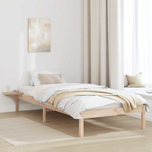 Sengestel Med Sengeborde Brun 100 X 200 Cm Brun - Hovedbillede