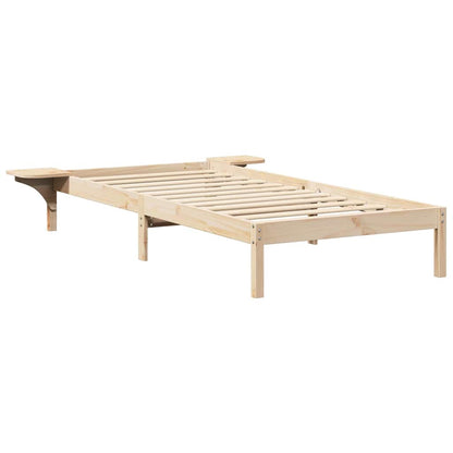 Sengestel Med Sengeborde Brun 100 X 200 Cm Brun - Billede 2