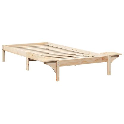 Sengestel Med Sengeborde Brun 100 X 200 Cm Brun - Billede 7