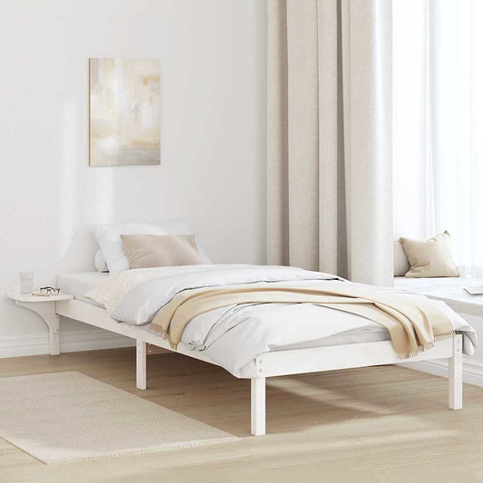 Sengestel Med Sengeborde Hvid 80 X 200 Cm Hvid - Hovedbillede