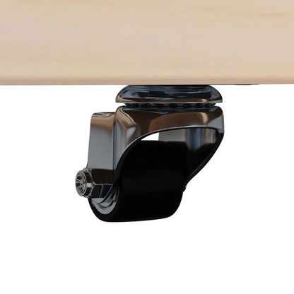 Sengestel Brun 100 X 200 Cm Massivt Fyrretræ - Billede 10