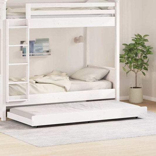 Sengestel Hvid 75 190 Cm Massivt Fyrretræ - Hovedbillede