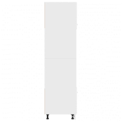 Mikrobølgeovnsskab "Lyon" Hvid 60x57x207 Cm Konstrueret Træ - Billede 6