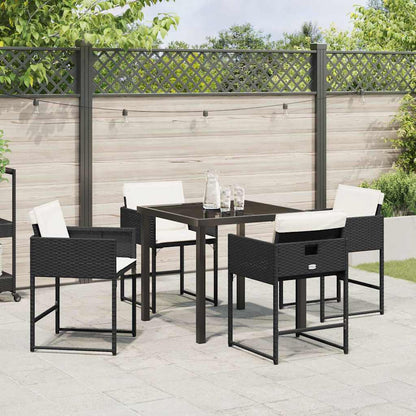 Have Spisebordssæt Med Pude 5 Dele Polyrattan - Billede 4