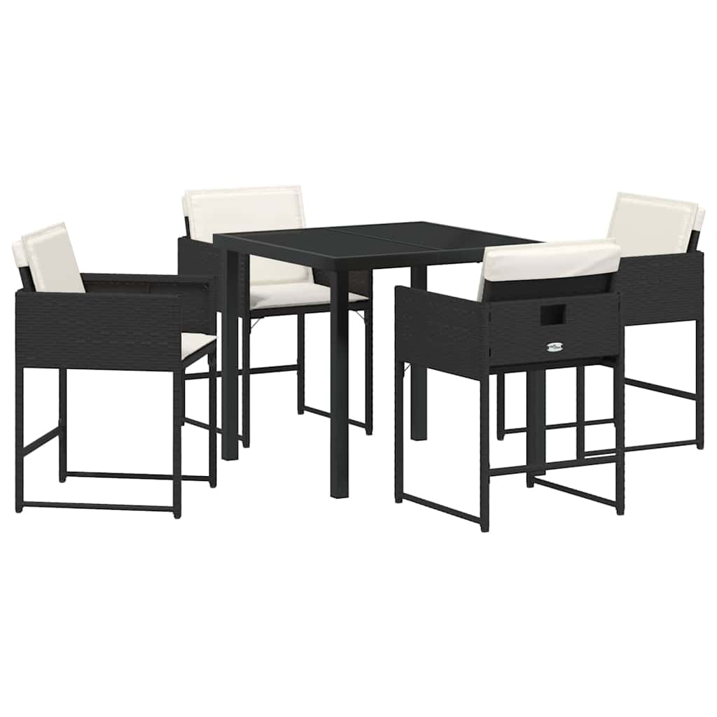 Have Spisebordssæt Med Pude 5 Dele Polyrattan - Billede 2