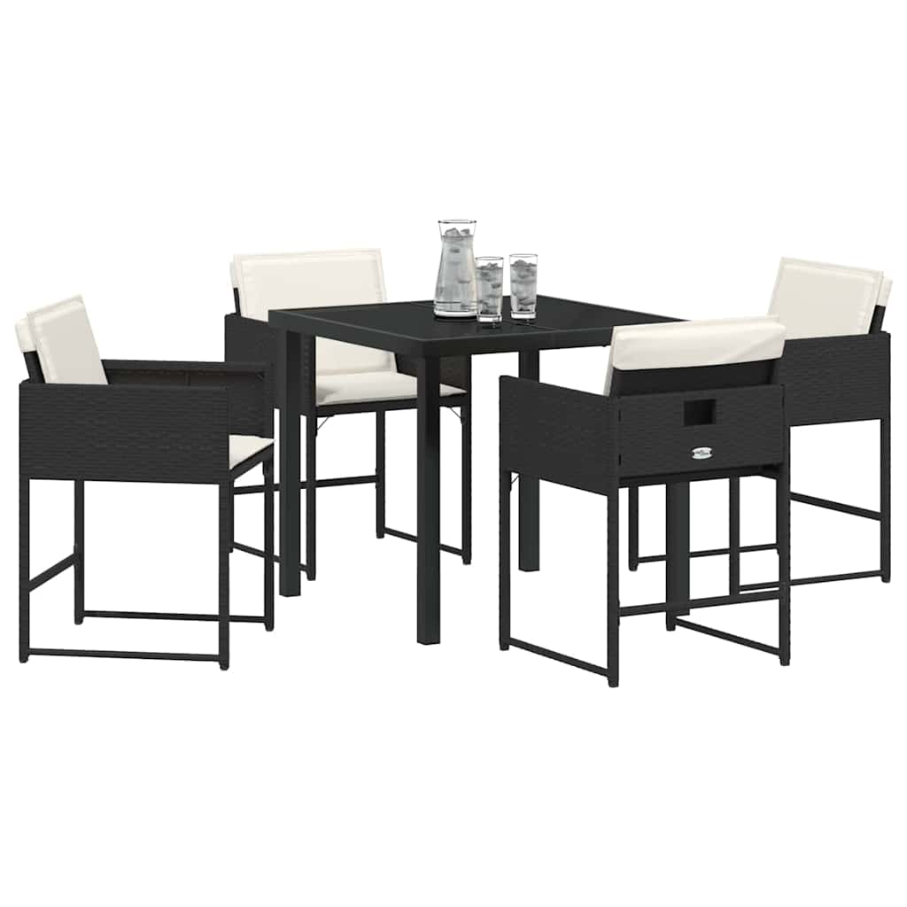 Have Spisebordssæt Med Pude 5 Dele Polyrattan - Billede 3