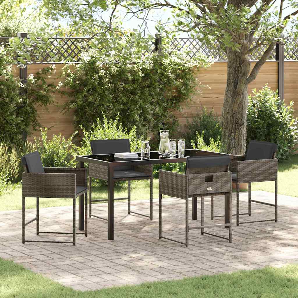 Have Spisebordssæt Med Pude 5 Dele Polyrattan - Variant 3380013