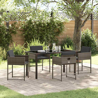 Have Spisebordssæt Med Pude 5 Dele Polyrattan - Variant 3380013