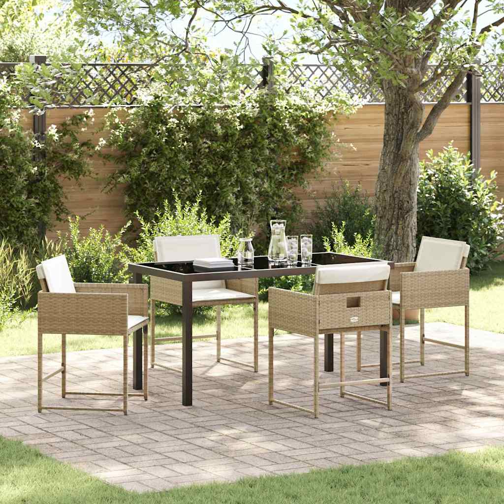 Have Spisebordssæt Med Pude 5 Dele Polyrattan - Variant 3380021