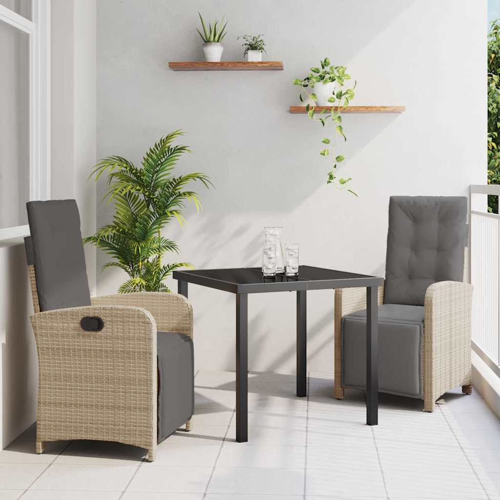 Have Spisebordssæt Med Pude 3 Dele Polyrattan - Variant 3380337