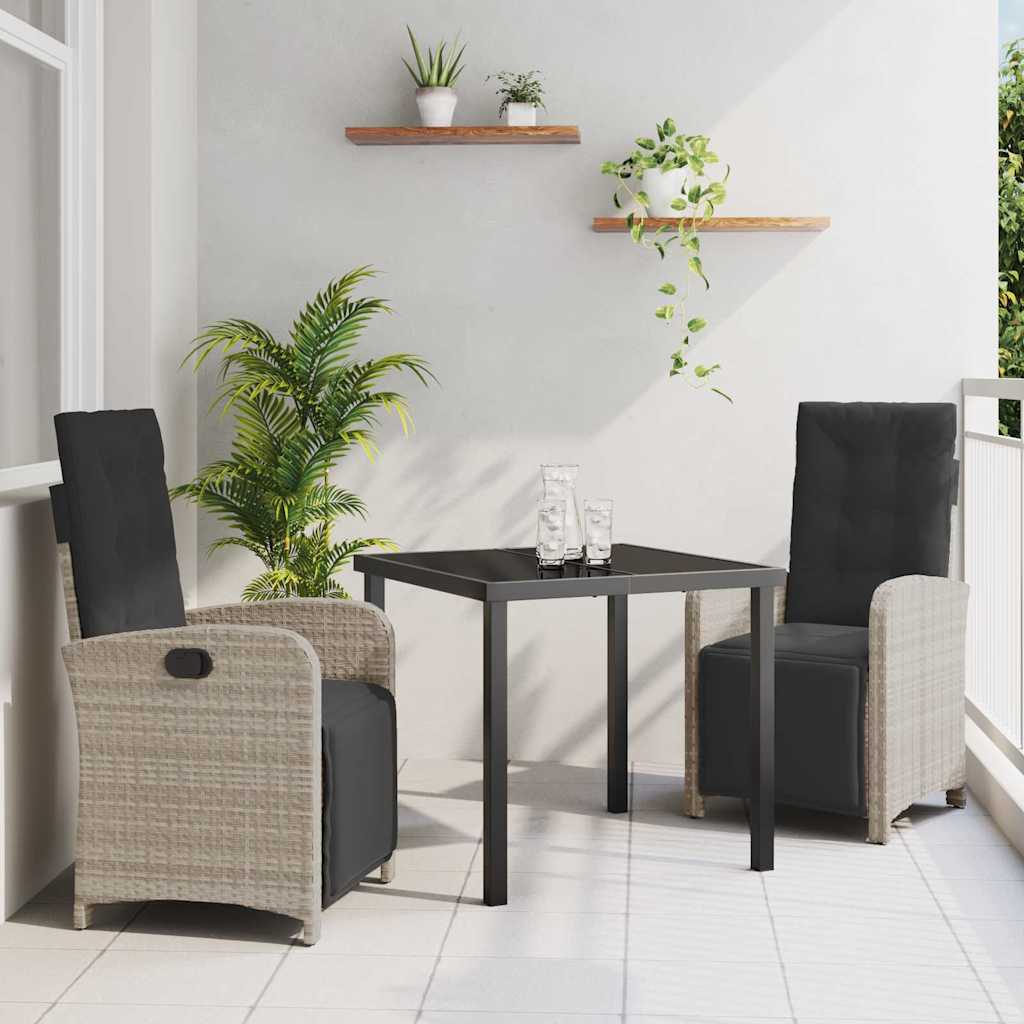 Have Spisebordssæt Med Pude 3 Dele Polyrattan - Variant 3380344