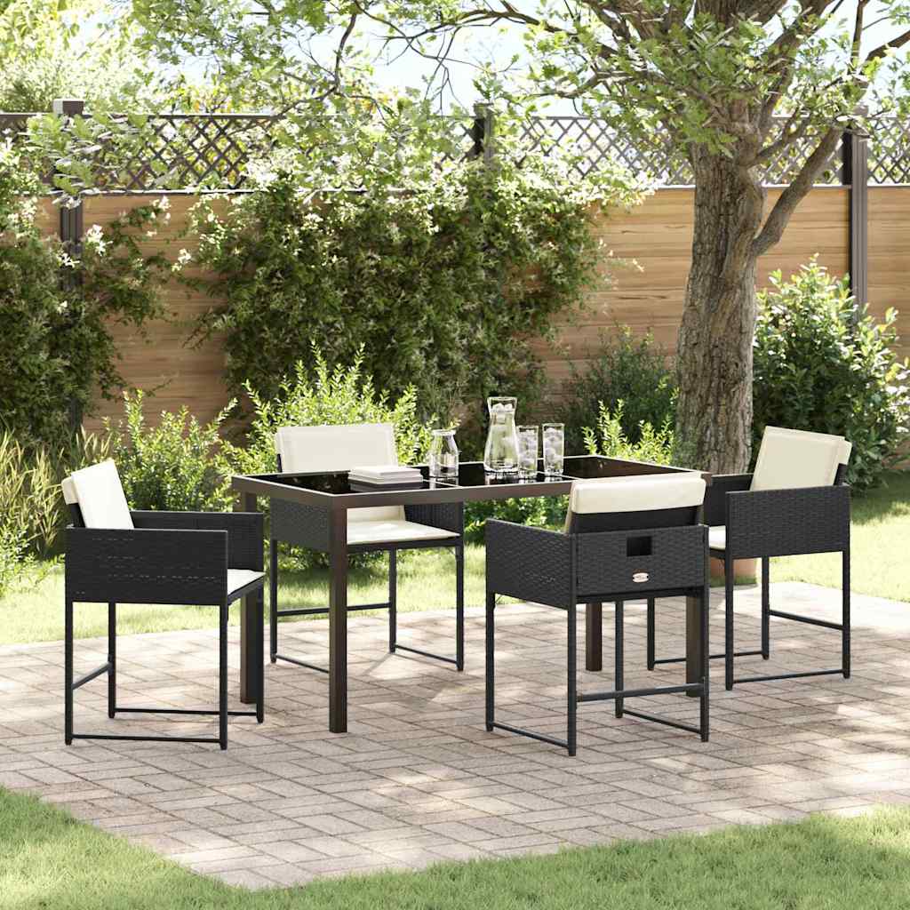 Have Spisebordssæt 5 Dele Polyrattan - Hovedbillede