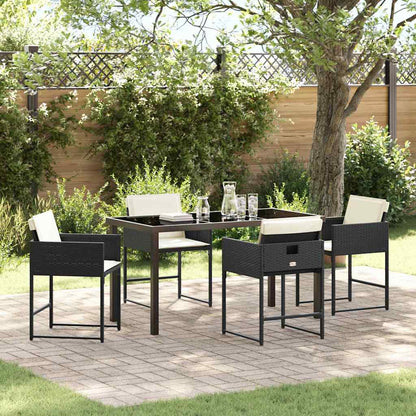 Have Spisebordssæt 5 Dele Polyrattan - Hovedbillede