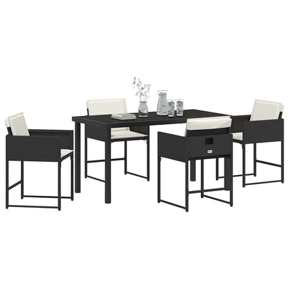 Have Spisebordssæt 5 Dele Polyrattan - Billede 3