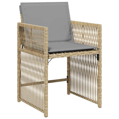 Have Spisebordssæt 5 Dele Polyrattan - Billede 6