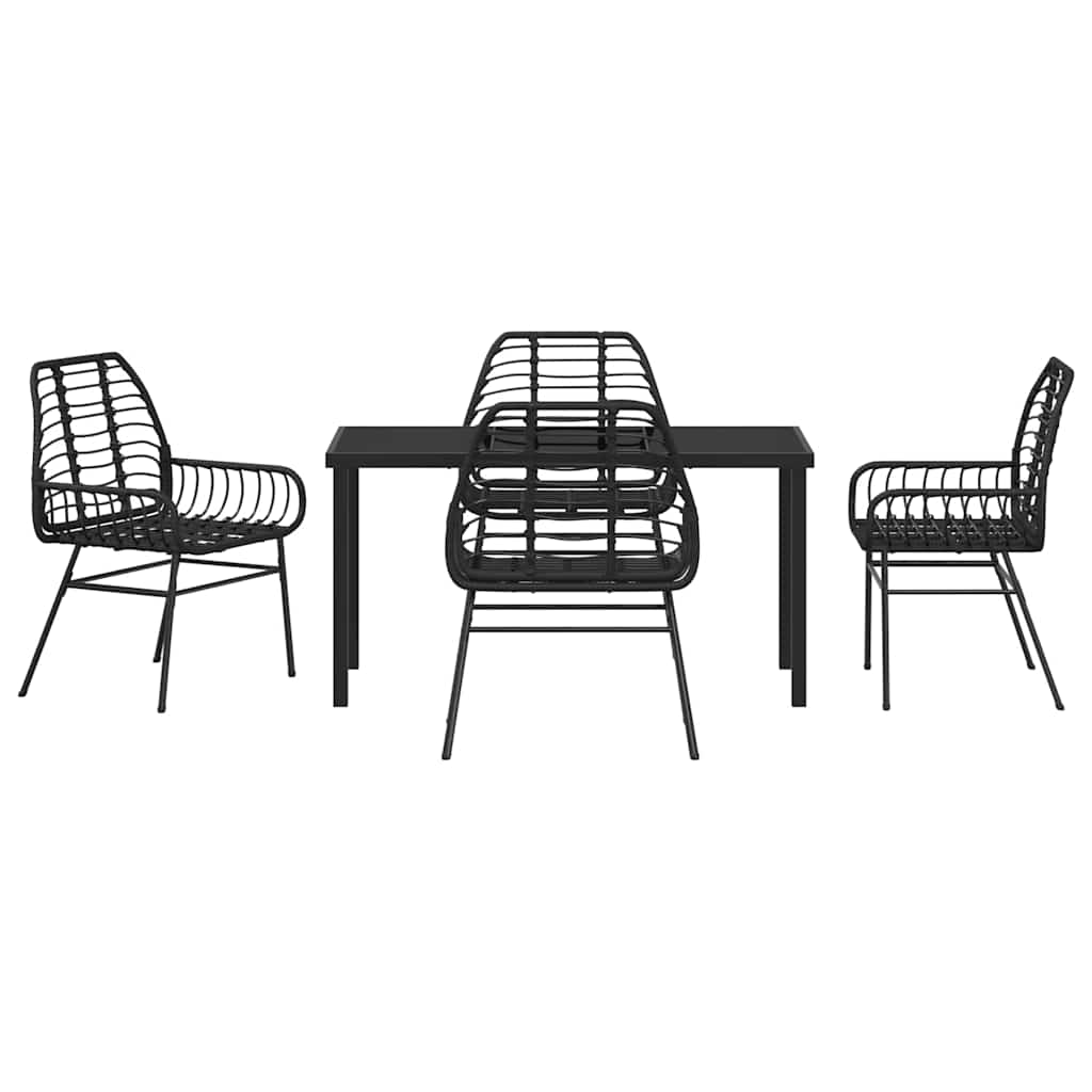 Have Spisebordssæt 5 Dele Polyrattan - Billede 7