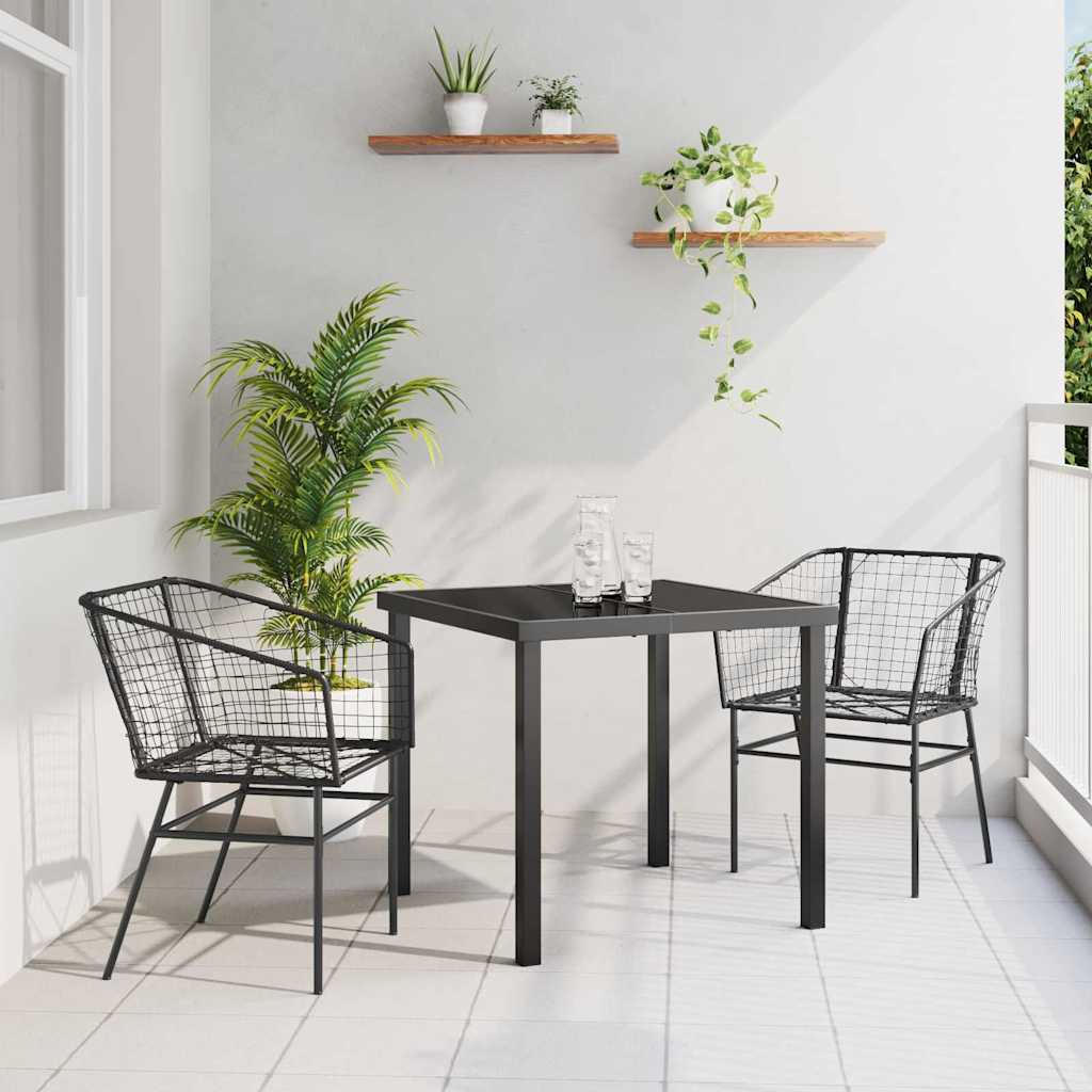 Have Spisebordssæt 3 Dele Polyrattan - Hovedbillede