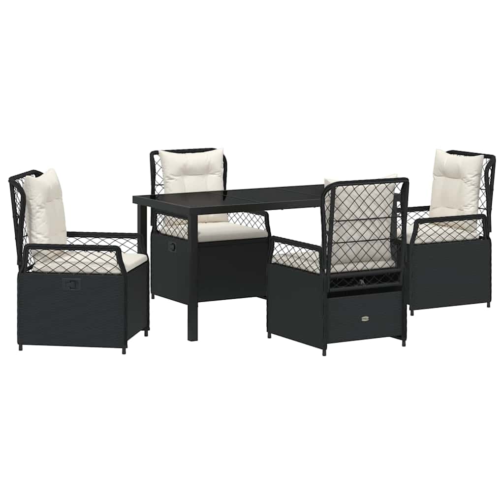 Have Spisebordssæt 5 Dele Polyrattan - Billede 2