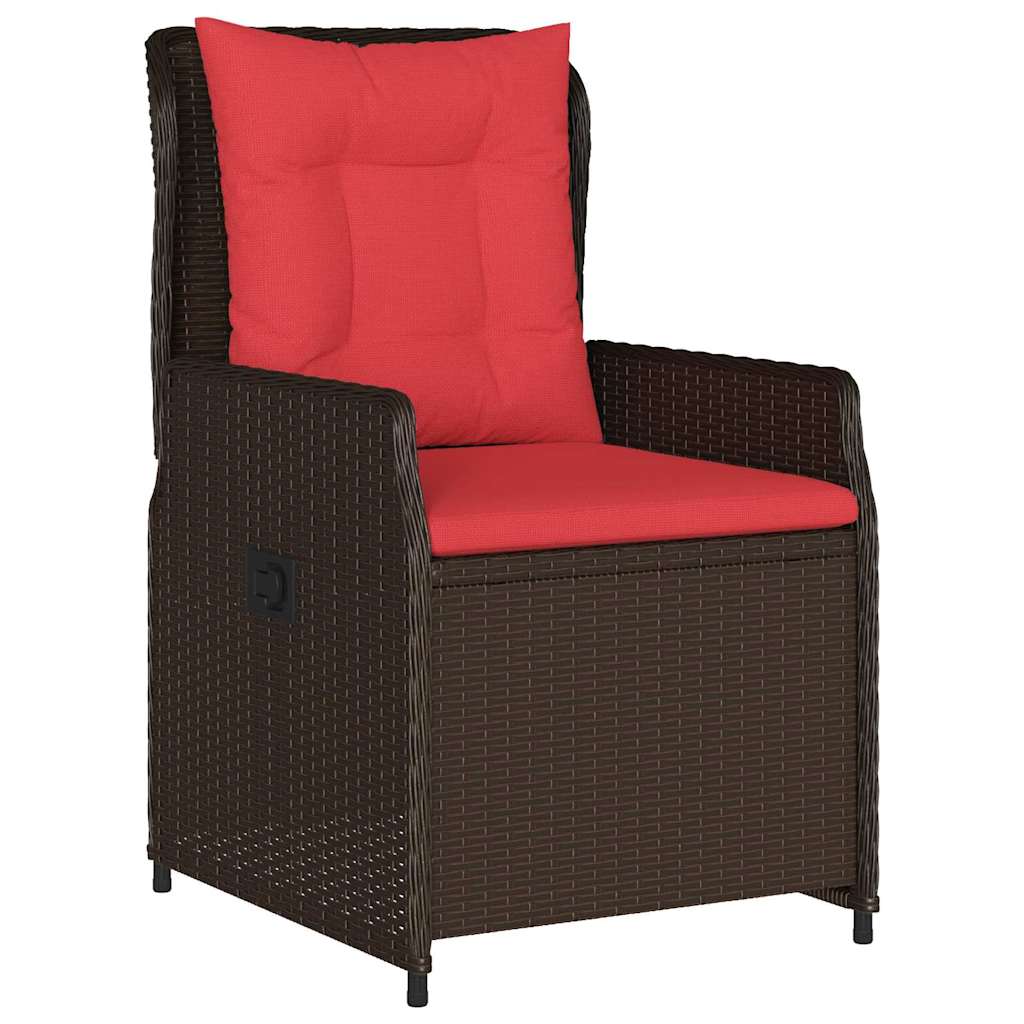 Have Spisebordssæt Med Pude 7 Dele Poly Rattan - Billede 6