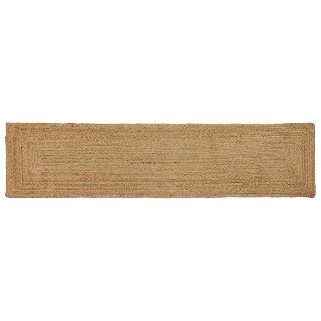 Tæppe Beige 60 X 250 Cm Jute - Hovedbillede