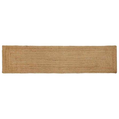 Tæppe Beige 60 X 250 Cm Jute - Hovedbillede